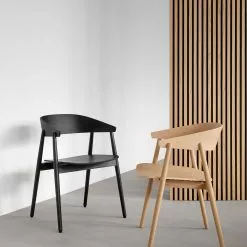 Andersen AC2 Lehnstuhl, Schwarz -Cozy Living andersen ac2 arm chair black lacquered oak 3