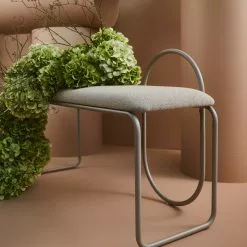 AYTM Angui Bank, Taupe -Cozy Living aytm angui bench anthracite boucle l110xw39xh68 9