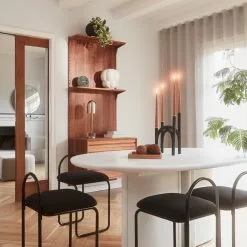 AYTM Angui Stuhl, Taupe -Cozy Living aytm angui chair anthracite boucle l37xw39xh68 14 1