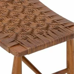 Bloomingville Chester Hocker Leder 50x34 Cm, Braun -Cozy Living bloomingville chester stool brown leather 2