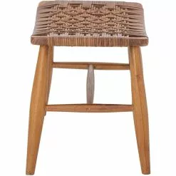 Bloomingville Chester Hocker Leder 50x34 Cm, Braun -Cozy Living bloomingville chester stool brown leather 3