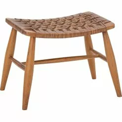 Bloomingville Chester Hocker Leder 50x34 Cm, Braun -Cozy Living bloomingville chester stool brown leather 5
