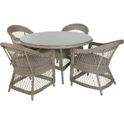 Brafab Kamomill Lehnstuhl, Beige -Cozy Living brafab kamomill armchair beige with cushion 2