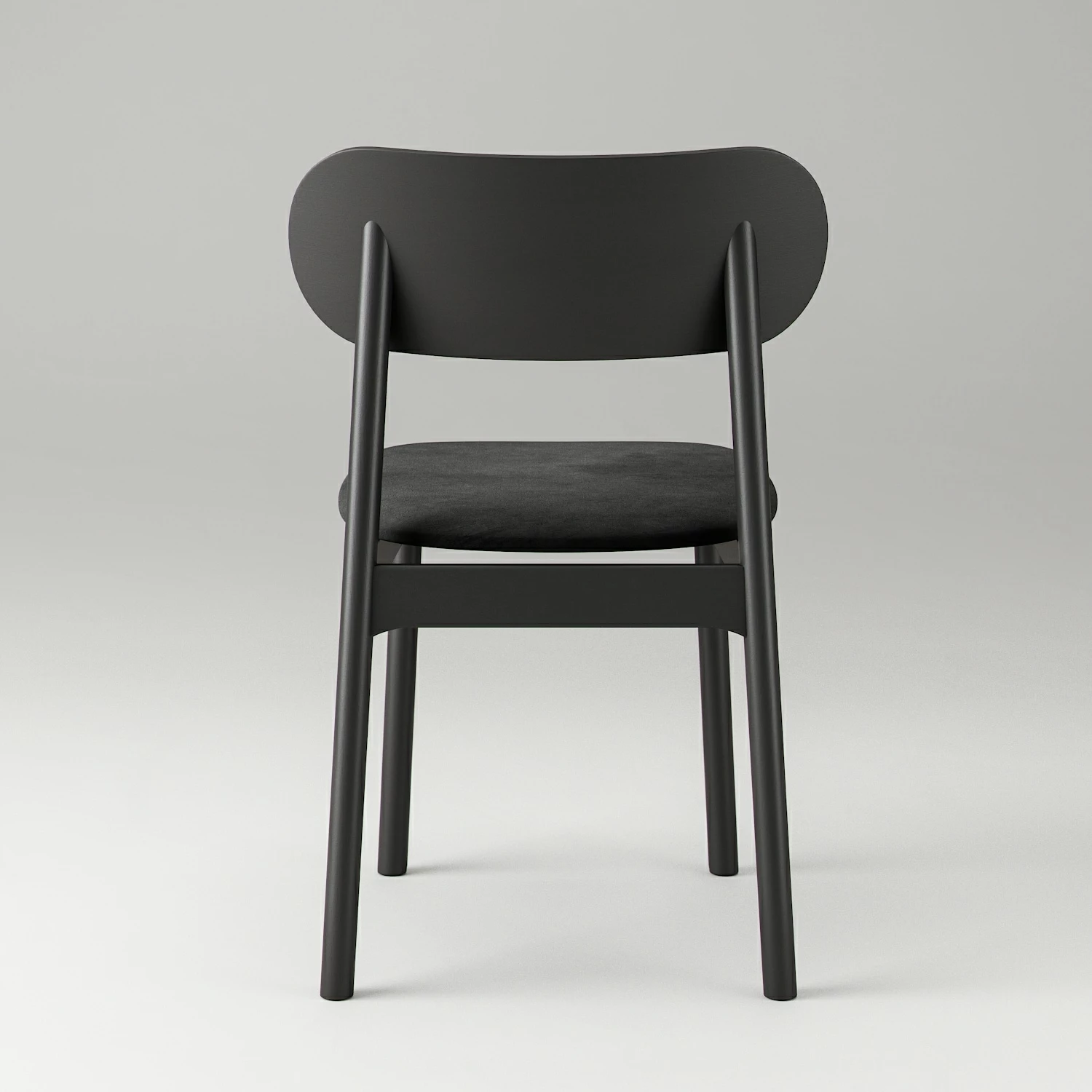 Decotique Elephant Stuhl, Schwarz/Schwarzer Samt 5 Decotique Elephant Stuhl, Schwarz/Schwarzer Samt – Bild 5