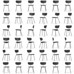 Decotique Habit Stuhl Schwarz, Schwarz Eiche 11 Decotique Habit Stuhl Schwarz, Schwarz Eiche -Cozy Living decotique habit stuhl 61 scaled