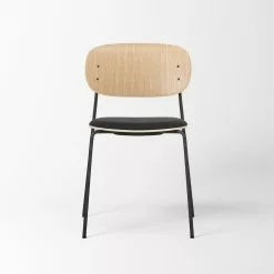 Decotique Note Stuhl Schwarz, Schwarz Samt / Eiche -Cozy Living decotique note stuhl 74