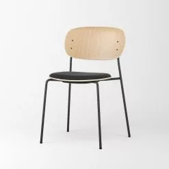 Decotique Note Stuhl Schwarz, Schwarz Samt / Eiche -Cozy Living decotique note stuhl 75