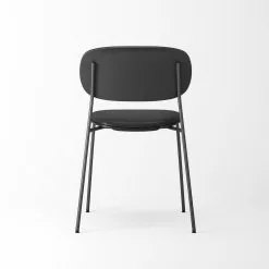 Decotique Note Stuhl Schwarz, Schwarz Leder / Schwarz Eiche -Cozy Living decotique note stuhl 83