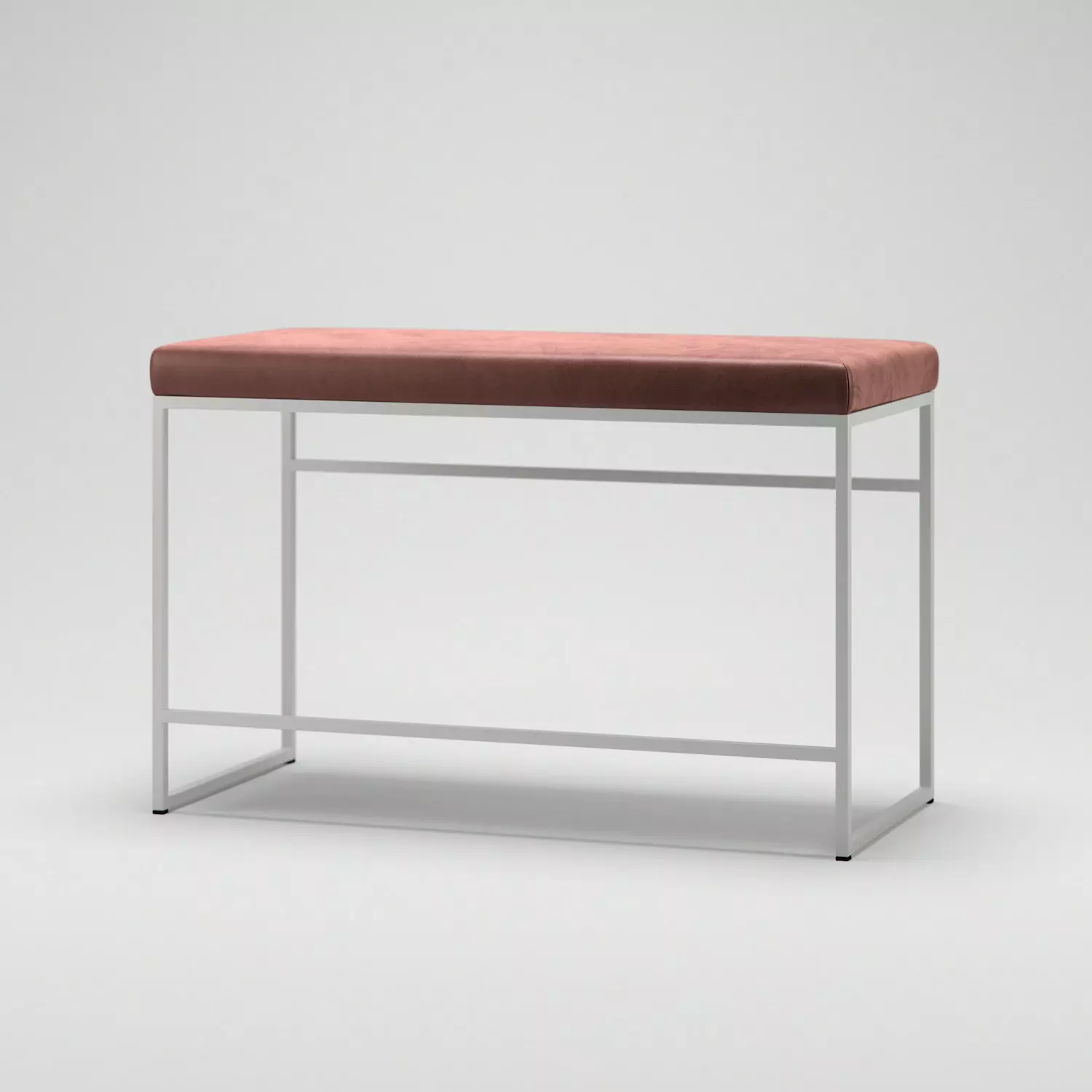 Department Bank, Weiß / Rost Samt 3 Department Bank, Weiß / Rost Samt – Bild 3