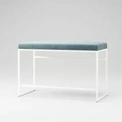 Department Bank Weiß / Samt Petrol 6 Department Bank Weiß / Samt Petrol -Cozy Living department bank wei 6