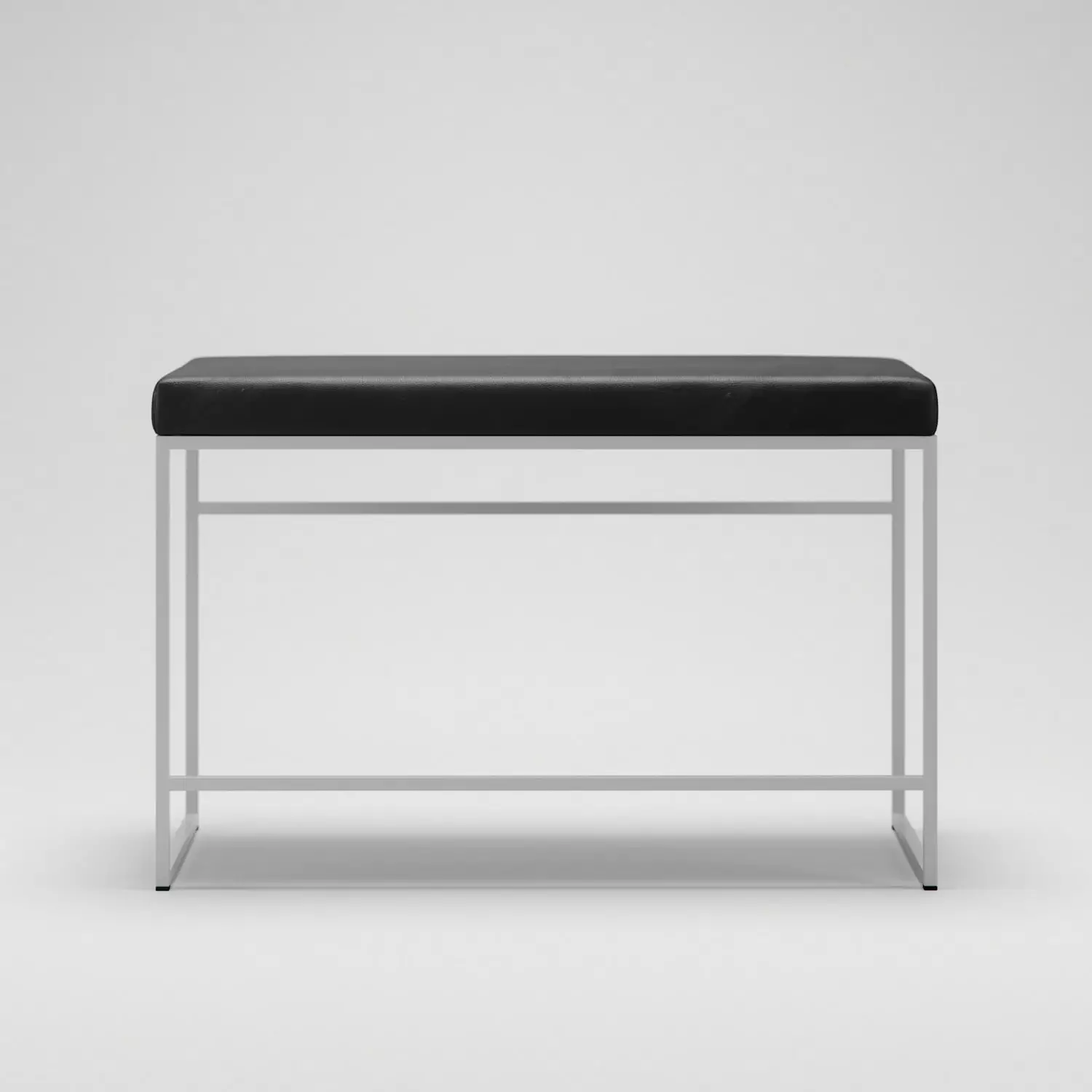 Department Bank, Weiß / Schwarz Leder 2 Department Bank, Weiß / Schwarz Leder – Bild 2