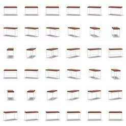 Department Bank, Weiß / Braun Leder 11 Department Bank, Weiß / Braun Leder -Cozy Living department bank wei 75 scaled