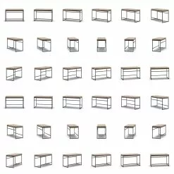 Department Bank, Schwarz / Taupe Samt -Cozy Living department bank wei 85 scaled