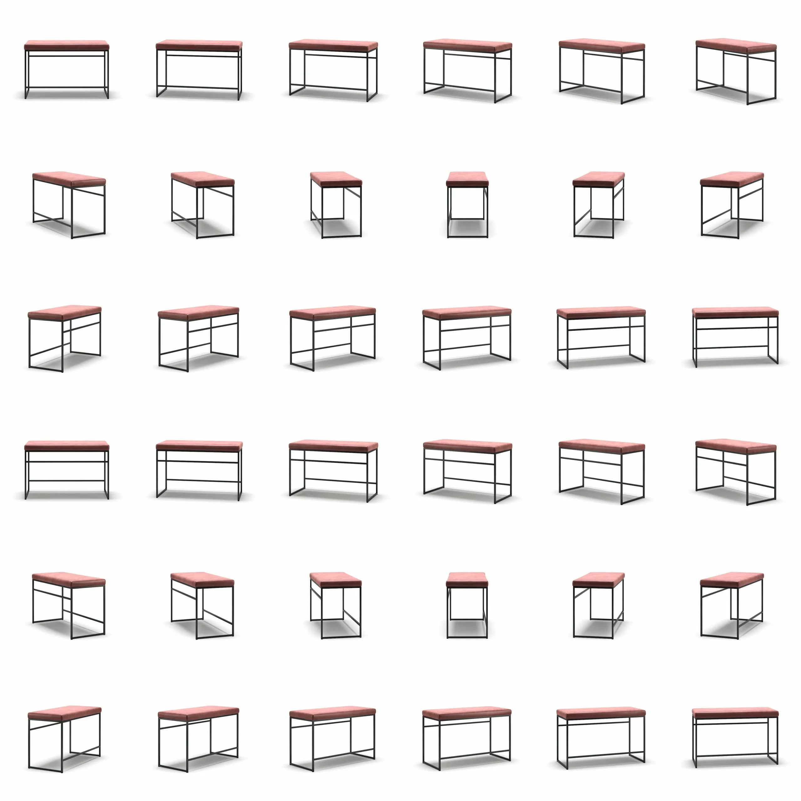 Department Bank, Schwarz / Rost Samt 5 Department Bank, Schwarz / Rost Samt – Bild 5