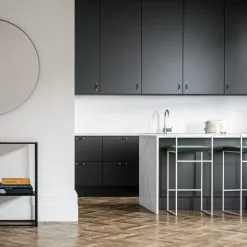 Department Barhocker Mit Rückenlehne 90 Cm, Weiß / Grün Samt -Cozy Living department barstuhl mit hoher ruckenlehne schwarz 187