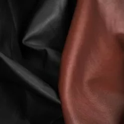 Department Barhocker Mit Rückenlehne 90 Cm, Schwarz / Braun Leder -Cozy Living department barstuhl mit hoher ruckenlehne schwarz 87