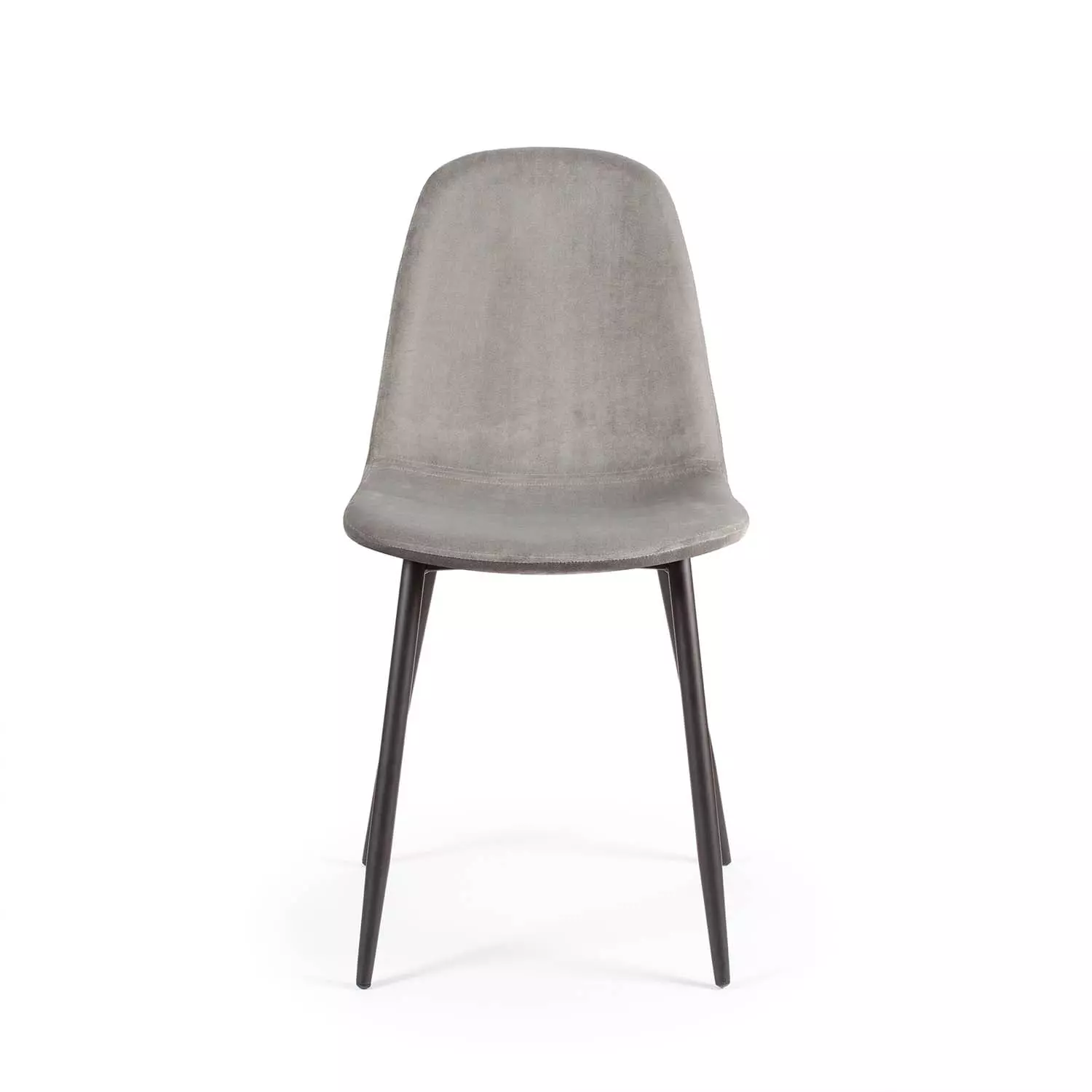 Department Cue Stuhl C02, Grauer Samt 1 Department Cue Stuhl C02, Grauer Samt