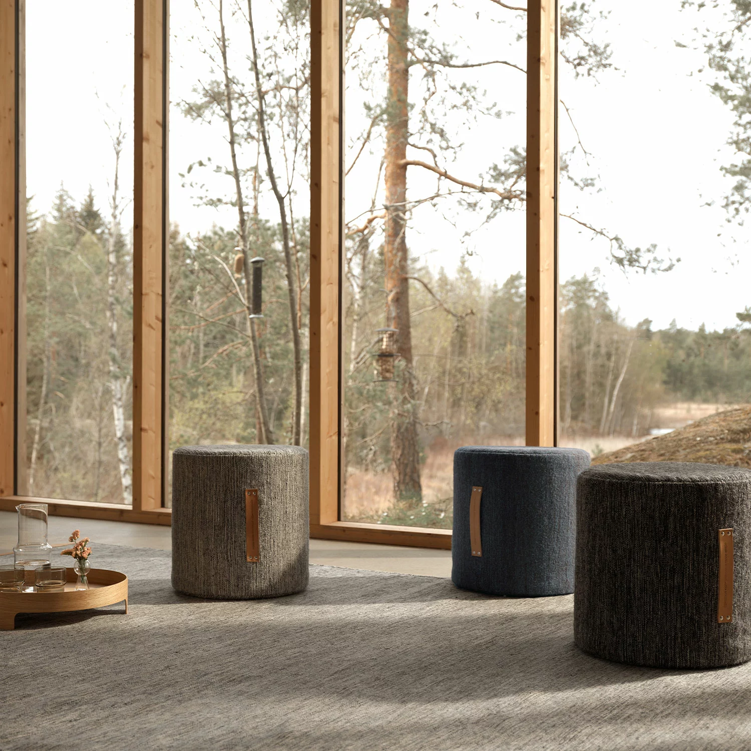 Design House Stockholm Björk Hocker Hoch, Hellgrau 2 Design House Stockholm Björk Hocker Hoch, Hellgrau – Bild 2