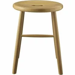 FDB Møbler J27 Stool, Lacquered Beech