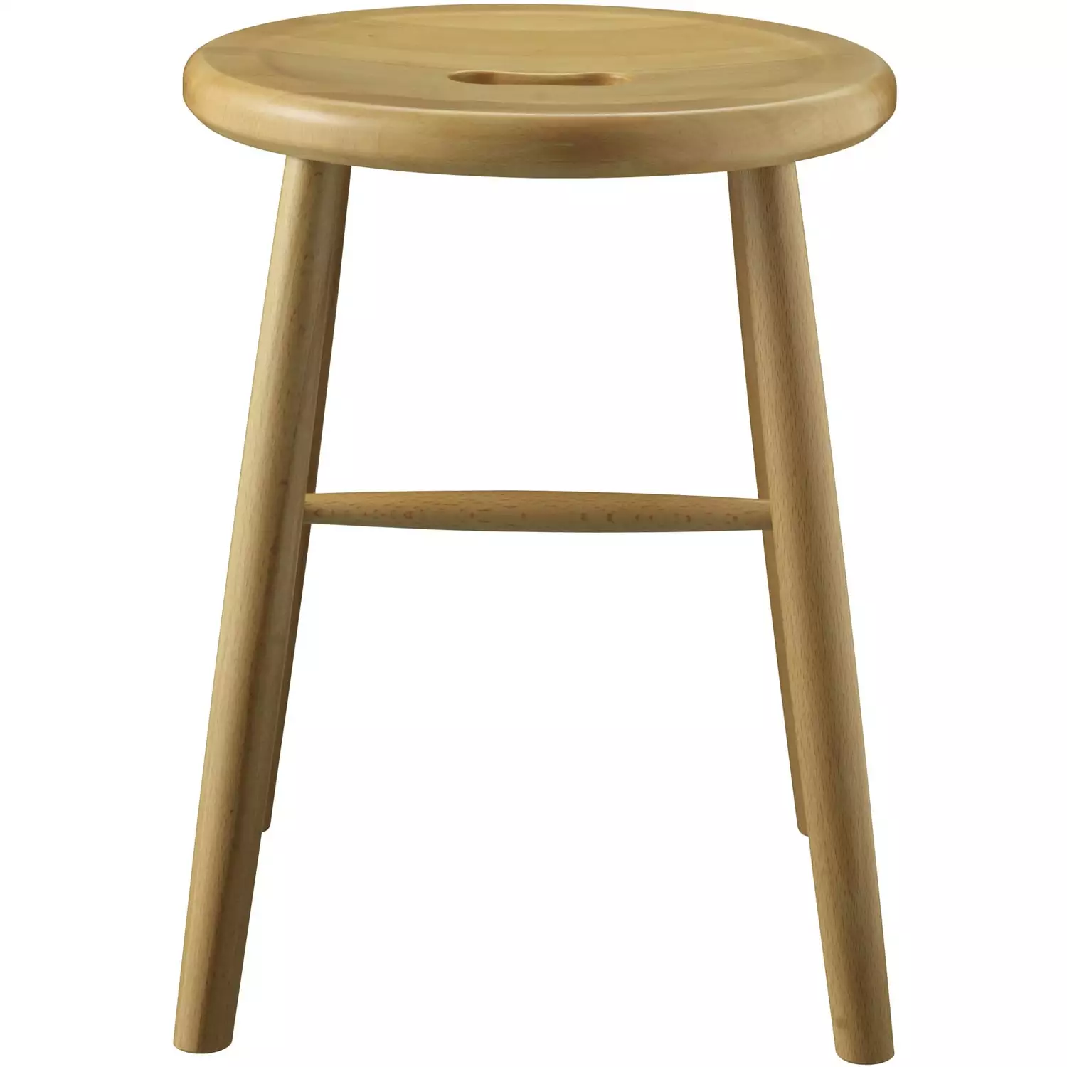FDB Møbler J27 Stool, Lacquered Beech 1 FDB Møbler J27 Stool, Lacquered Beech