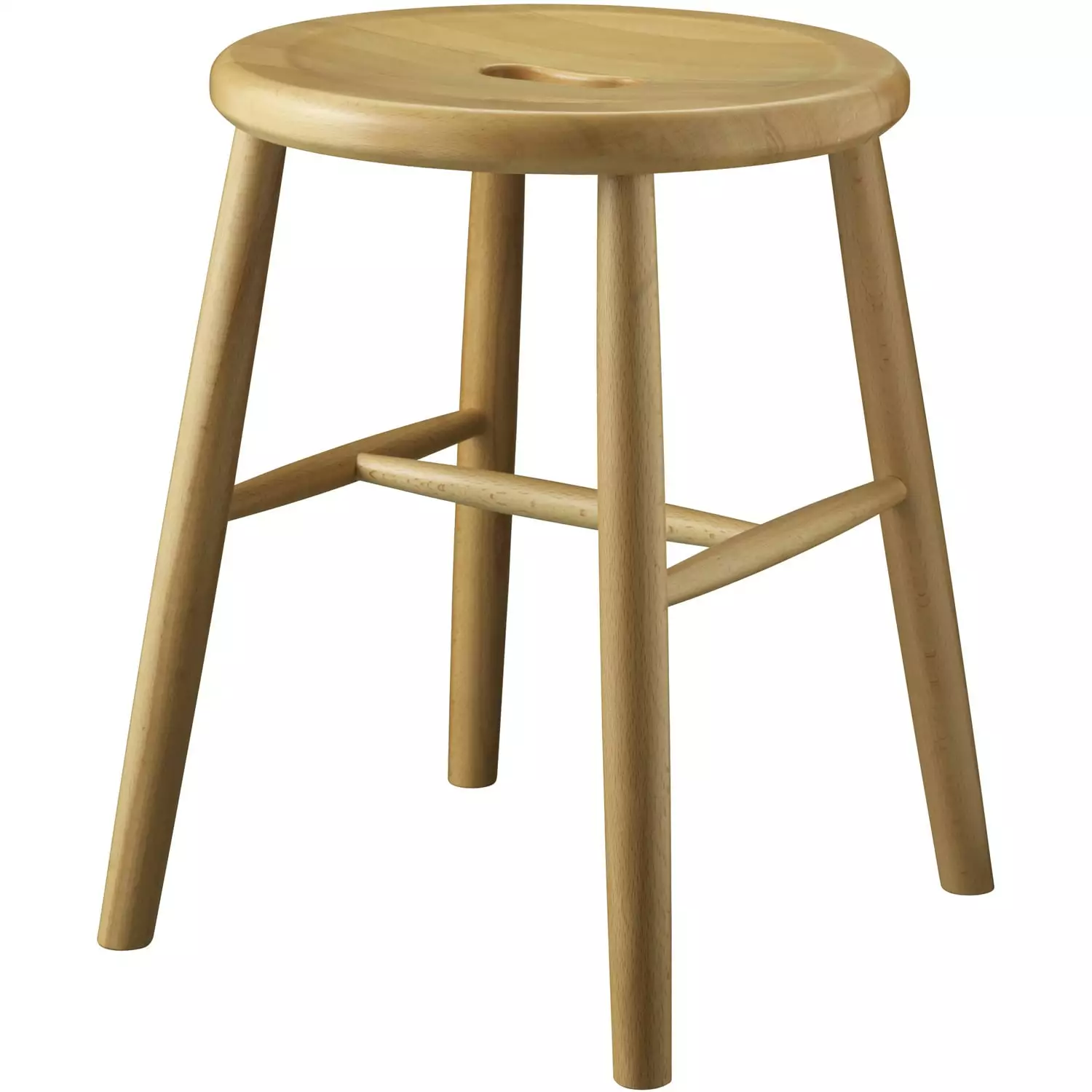 FDB Møbler J27 Stool, Lacquered Beech 2 FDB Møbler J27 Stool, Lacquered Beech – Bild 2