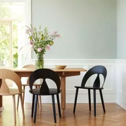 FDB Møbler J45 Stuhl, Eiche/Schwarz -Cozy Living fdb mbler j45 skal chair chair black 4