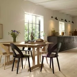 FDB Møbler J45 Stuhl, Eiche/Schwarz -Cozy Living fdb mbler j45 skal chair chair black 5