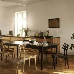 FDB Møbler J48 Dining Chair , Black Painted Oak -Cozy Living fdb mbler j48 dining chair 12