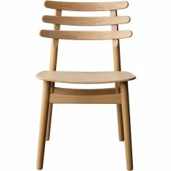 FDB Møbler J48 Dining Chair , Lacquered Oak