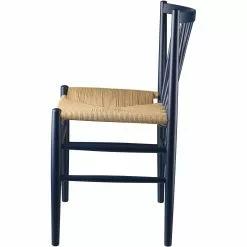 FDB Møbler J80 Stuhl, Dunkelblau / Sitz Natur -Cozy Living fdb mbler j80 chair 22