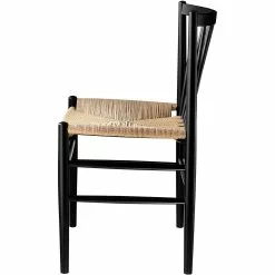 FDB Møbler J80 Stuhl, Schwarz / Sitz Natur -Cozy Living fdb mbler j80 chair 8