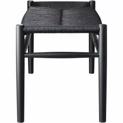 FDB Møbler J83B Bench, Black Painted / Seat Black -Cozy Living fdb mbler j83b bench 10
