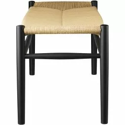 FDB Møbler J83B Bench, Black Painted / Seat Natural -Cozy Living fdb mbler j83b bench 7