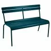 Fermob Luxembourg Bench 118 Cm, Acapulco Blue
