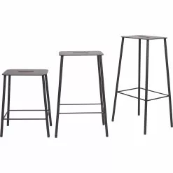 Frama Adam Mono Barhocker 50 Cm, Schwarz -Cozy Living frama adam stool outdoor hocker schwarz 17