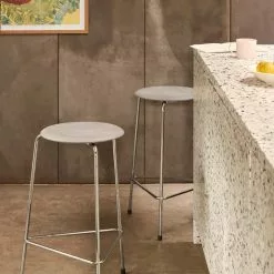 Fritz Hansen High Dot Barhocker, Lavagrau / Chrom 6 Fritz Hansen High Dot Barhocker, Lavagrau / Chrom -Cozy Living fritz hansen high dot barhocker 5