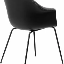 Gubi Bat Esszimmerstuhl Gepolsterte Vorderseite / Kegelförmige Basis, Hallingdal 65 173 -Cozy Living gubi bat dining chair front upholstered conic base 5