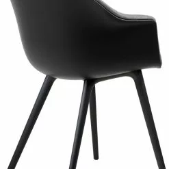 Gubi Bat Esszimmerstuhl Gepolsterte Vorderseite / Kunststoffbasis, Remix 3 152 -Cozy Living gubi bat dining chair front upholstered plastic base 5