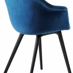 Gubi Bat Esszimmerstuhl Gepolstert / Kunststoffbasis, Saphirblau 5 Gubi Bat Esszimmerstuhl Gepolstert / Kunststoffbasis, Saphirblau -Cozy Living gubi bat dining chair fully upholstered black 14