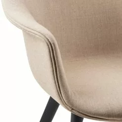 Gubi Bat Esszimmerstuhl Gepolstert / Kunststoffbasis, Remix 3 233 -Cozy Living gubi bat dining chair fully upholstered black 17