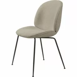 Gubi Beetle Dining Chair, Black, PG2, Li.Bouclé 008