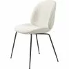 Gubi Beetle Dining Chair, Black, PG2, Li.Bouclé 001