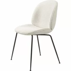 Gubi Beetle Dining Chair, Black, PG2, Li.Bouclé 001