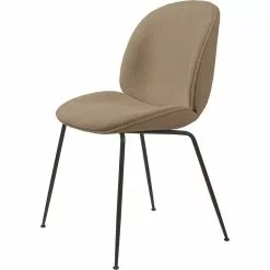 Gubi Beetle Dining Chair, Black, PG2, Li.Bouclé 003