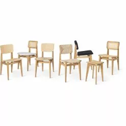 Gubi C-Chair Stuhl, Furnier / Eiche Geölt -Cozy Living gubi c chair stuhl 15