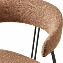 Gubi Violin Esszimmerstuhl Gepolstert, Around Bouclé 032 -Cozy Living gubi violin dining chair upholstered 15