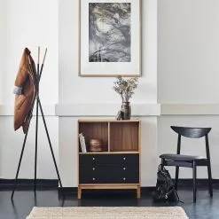 Haslev Symphony Stuhl, Schwarz Ledersitz, Schwarz Gebeizte Eiche 7 Haslev Symphony Stuhl, Schwarz Ledersitz, Schwarz Gebeizte Eiche -Cozy Living haslev chair 02 black stain lacquered oak black leather 5