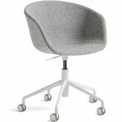 Hay AAC53 Stuhl 5 Star Swivel, Weiß / Hallingdal Grey