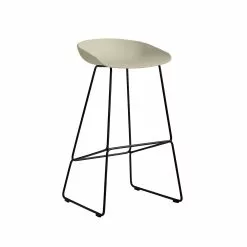 Hay AAS 38 Barhocker Hoch, Schwarzes Gestell / Pastel Green
