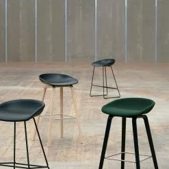 Hay AAS 38 Barhocker Hoch, Schwarzes Gestell / Pastel Green -Cozy Living hay aas 38 barhocker hoch schwarzes gestell 4 2